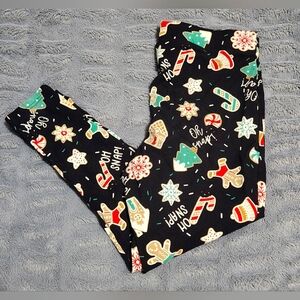🎄VGUC Torrid Holiday Cookie Leggings